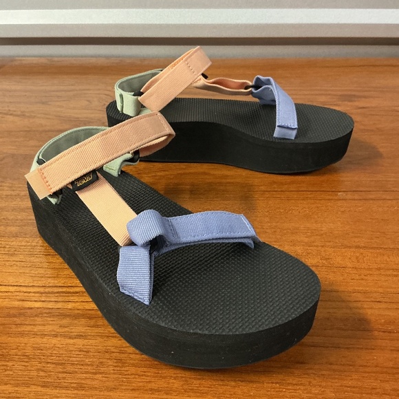 Tera Women Flatform Universal Platform Strappy Sandals 1008844 Size 10 - Picture 1 of 6